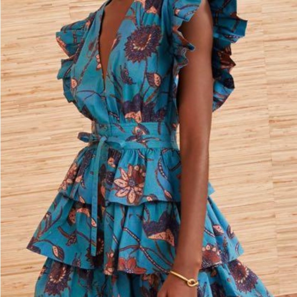Ulla Johnson Sena Ruffled Mini Dress
